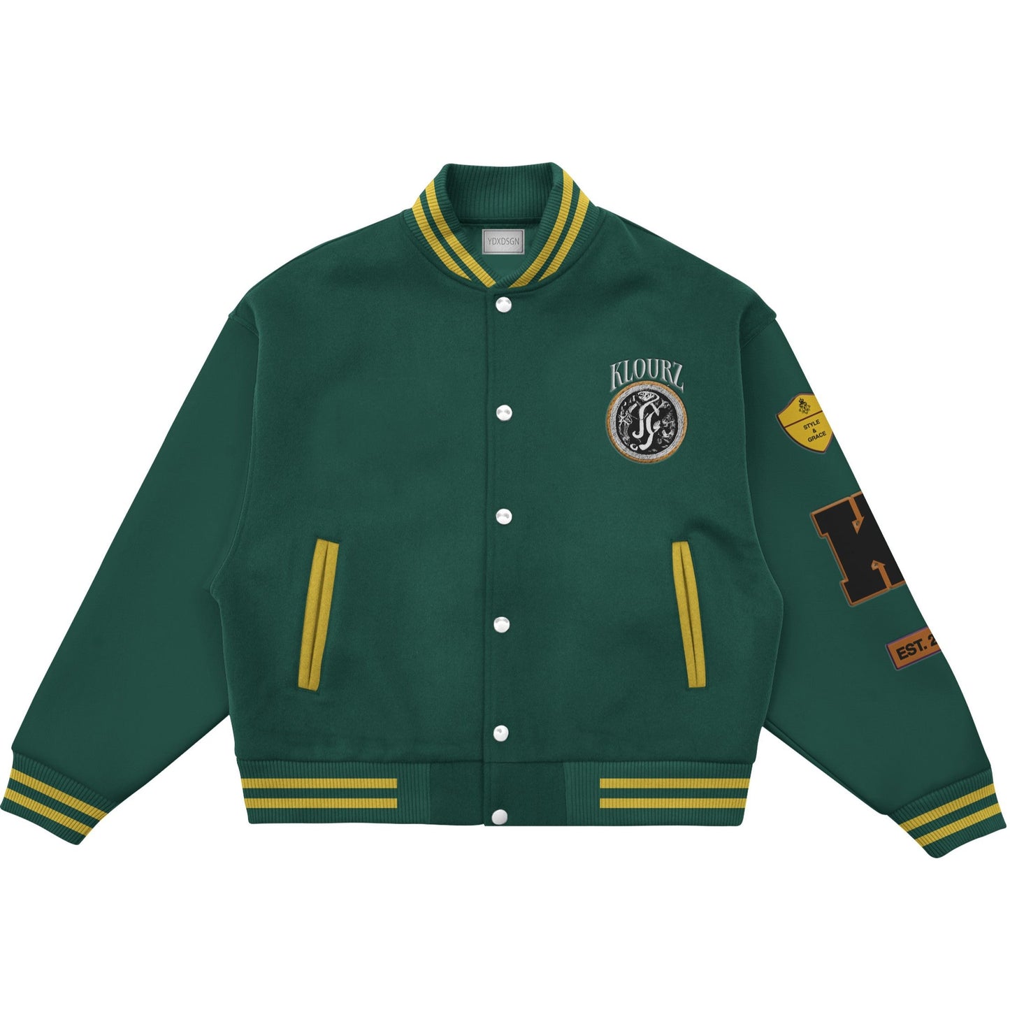 Klourz Varsity - Emerald green